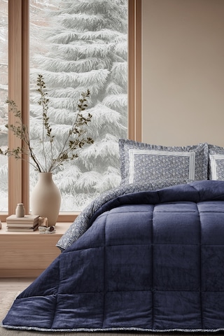 Monica Next Comforter Set Tek Kişilik Lacivert