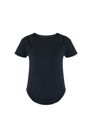 Sweaty Betty Breathe Easy Short Sleeve Kadın Koşu Tişört SIYAH