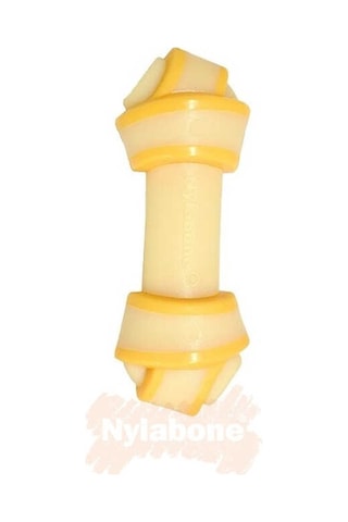 Nylabone Domuz Pastırması ve Peynir Aromalı Köpek Çiğneme Kemiği M