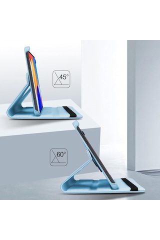 Xiaomi Redmi Pad Se 8.7 Inç İle Uyumlu 360 Dönebilen Standlı Tablet Kılıfı
