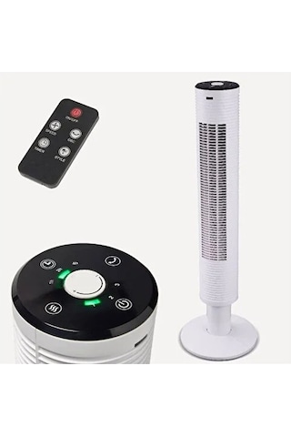 Goodhome Kule Tipi Vantilatör Beyaz Kumandalı