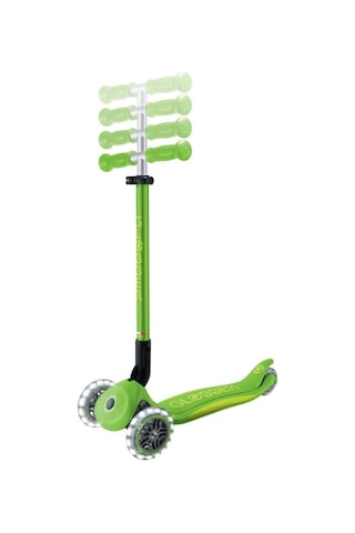 Globber Elite Deluxe Işıklı Scooter - Elma Yeşili Renkli