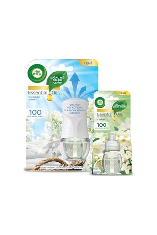 Wick Le Elektrikli Oda Kokusu Temizliğin Esintisi Kit Cihaz + Yedek Şişe + Bahar Çiçekleri Yedek Şişe Diğer