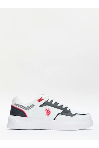 U.S. Polo Assn. U.s Polo Assn. Alucard Erkek Ayakkabi - Beyaz Lacivert Beyaz Lacıvert Beyaz - Lacivert