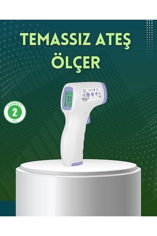 Kızılötesi Temassız Ateş Ölçer Lcd Ekranlı, Sesli Ve Görsel Uyarılı, Hafızalı, 2xaa Pil Mh-hs4544-3079