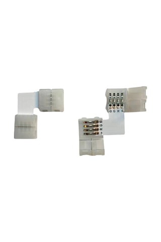 10 Mm Rgb Şerit L Birleştirme Aparatı Lehimsiz 4 Pin 10 Adet 10 Mm Rgb Şerit L Birleştirme Aparatı Lehimsiz 4 Pin 10 Adet