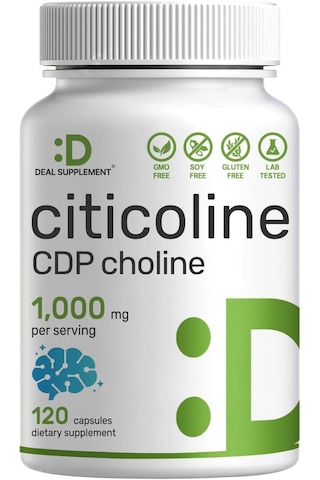 Deal Supplement Cognizin Citicoline Sitikolin Cdp Choline 120 Ca