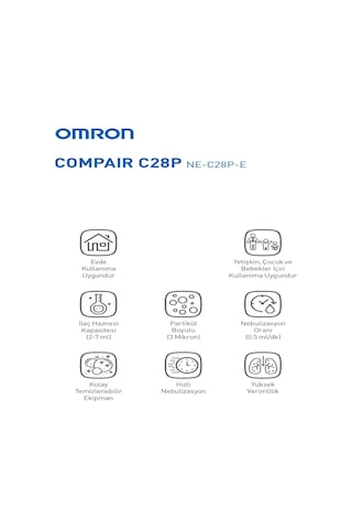 Omron Gentle Temp521 Kulaktan Ateş Ölçer + C28P Nebulizatör