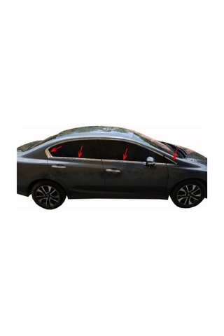 Honda Civic 9 Cam Çıtası 8 Prç Krom 2012 ve Sonrası N11.4737