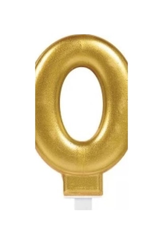 0 Rakam Mum Gold Renk Evimdeyokyok Altın
