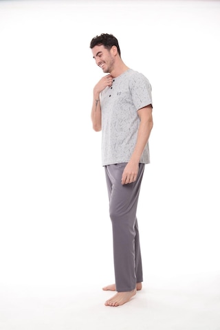 Pijadore Erkek 1403 Erkek Kısa Kollu Desenli Pijama Takım 001