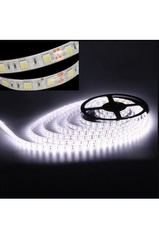 Üç(3) Çip 60 Led İç Mekan Şerit Led - Beyaz Işık