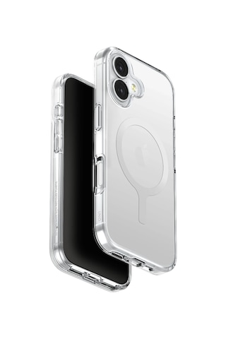 Apple Uyumlu iPhone 17 Kılıf Clario Geri Dönüşüm Doğaya Duyarlı Materyal Kapak Çift Katman Magsafe Özellikli Şeffaf