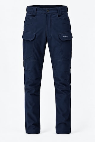 Dechers Erkek Kışlık İçi Polarlı Rüzgar Su Geçirmez Soft Shell Taktik Pantolon - E231 Lacivert