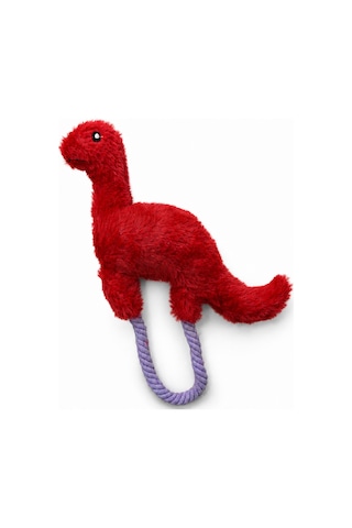 Lupox Dijital İpli Dinozor Peluş Kırmızı