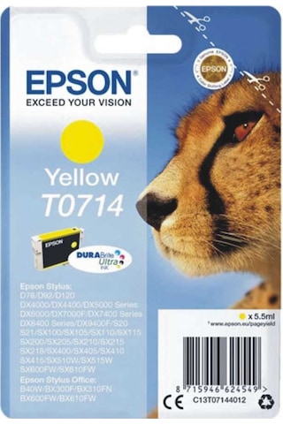 Epson T0714 Sarı Kartuş