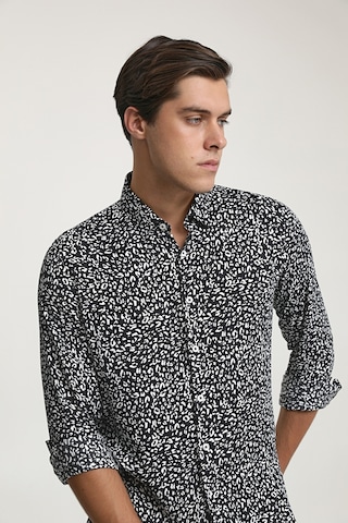 D's Damat Slim Fit Siyah Baskılı Gömlek 8ec02ap02259d Siyah