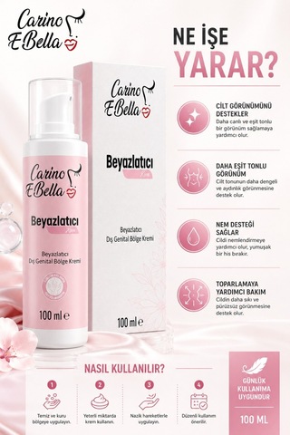 Beyazlatıcı Krem 100 Ml Toparlamaya Yardımcı Bakım Kremi