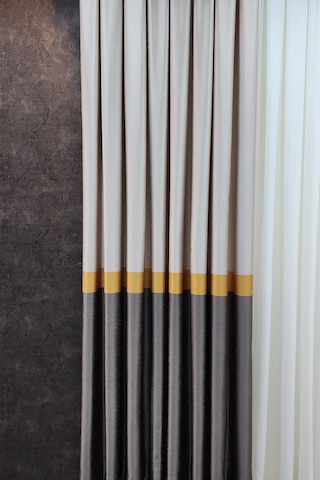 Vita Fon Perde Krem Gold Taş Vizon Renk Krem