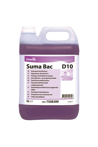 Diversey Suma Bac D10 Yüzey Dezenfektanı 5 L Diversey Suma Bac D10 Yüzey Dezenfektanı 5 L