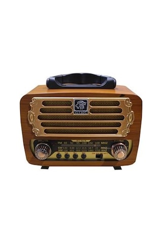 Everton Rt-674 Bluetooth-usb-sd-fm Şarjlı,solarlı Nostaljik Radyo