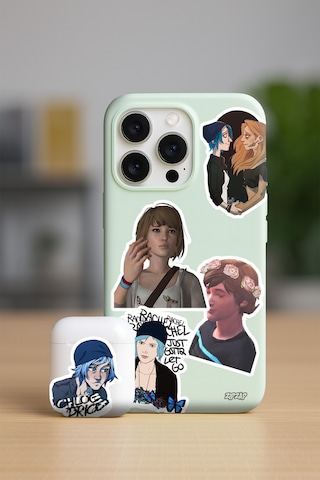 Life Is Strange Video Oyun Telefon Laptop Yapışkanlı Folyo Sticker Paketi 20 Adet Çok Renkli