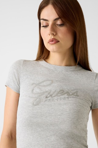 Guess Kadın T-shırt W6rı22ka0h1-lmgy Gri