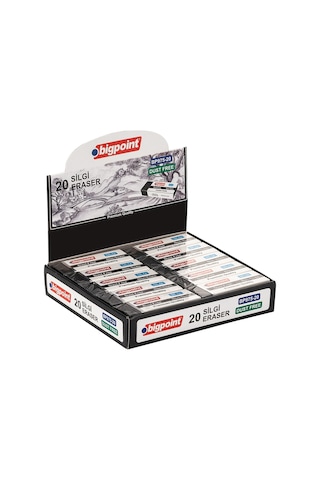 Bigpoint Dust-free Silgi Siyah - Büyük Boy 20'li Kutu