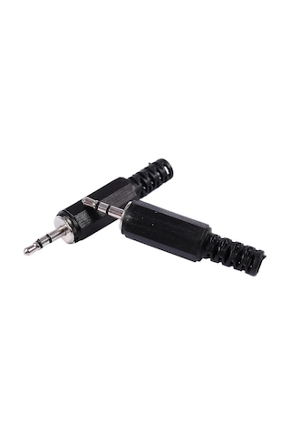 6 Adet 2,5 Mm Stereo Erkek Fiş Jakı Dıy Lehimli Kulaklık Ses Konnektörü - Kaiyi