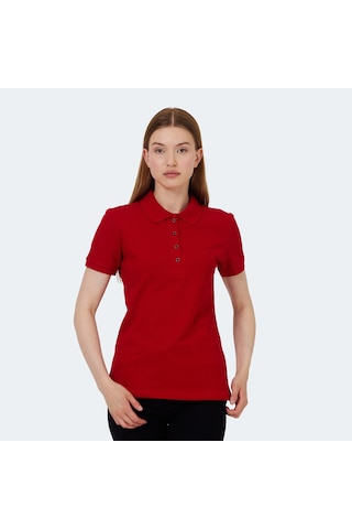 Slazenger VERA I Kadın Polo Yaka Kırmızı Tişört