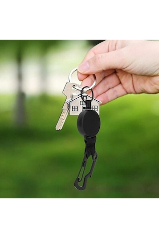 Ulzyvf Çok Renkli 6 Kenarlı Çok Fonksiyonlu Geri Çekilebilir Anahtarlık Paslanmaz Zincir Şişe Açacı Altıgen Anahtar Çok Renkli