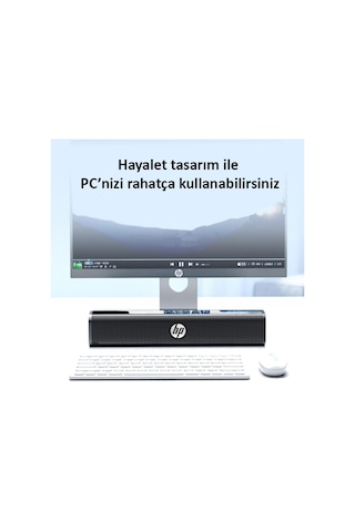 Hp WS10 2x3w Kablolu Soundbar Multimedya Hoparlör Speaker