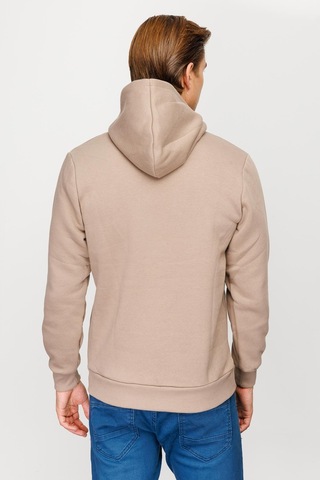 Igs İgs Standart Kapüşonlu Erkek Sweatshirt Camel
