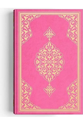 Çanta Boy Renkli Kur'an-ı Kerim (Mikleb, Pembe, Mühürlü, 2 Renk)