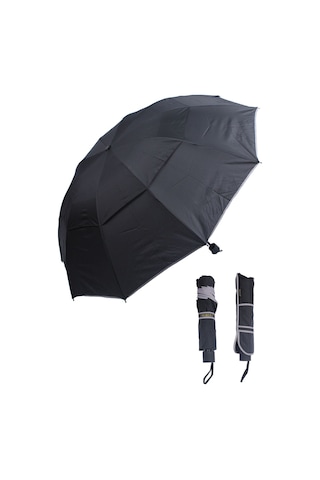 Marlux Siyah Çift Katlı Protokol Unisex Şemsiye M21mar207ckr001 - Siyah