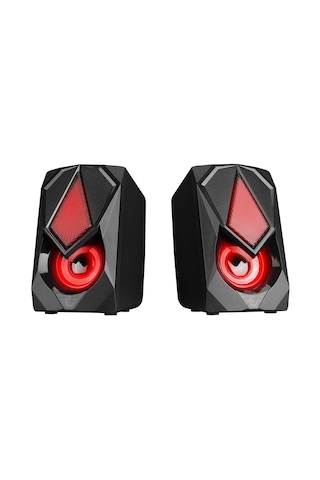 Lexroo Rms-g19 2.0 5 Watt Led Işıklı Siyah Multimedia Speaker