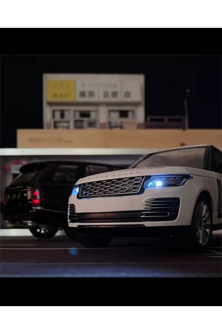 Hmb 1:18 Ölçek Range Rover 50th Annıversary Edıtıon Siyah Minyatür Metal Model Araba