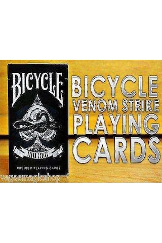 Bicycle Venom Strike Oyun Kağıdı Kartı Kartları Destesi Koleksiyonluk