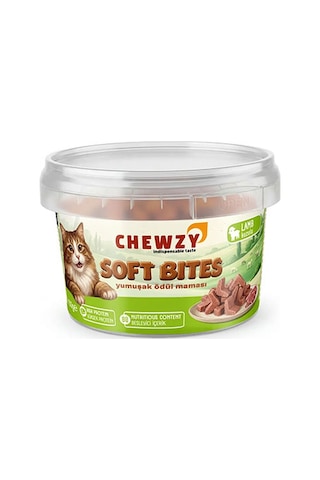 Chewzy Kediler İçin Yumuşak Ödül Maması Kuzulu 130 Gr 300-30007.01