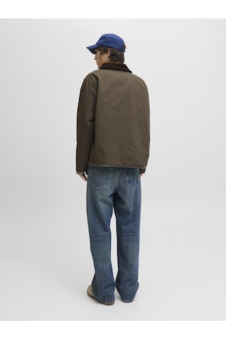Jack & Jones Erkek Gömlek Yaka Uzun Kollu Ceket - Wolf - 12299081 Canteen