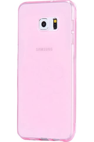 Samsung Galaxy Uyumlu S6 (G920) Kilif Soft Silikon Seffaf-Pembe Arka Kap 202977905