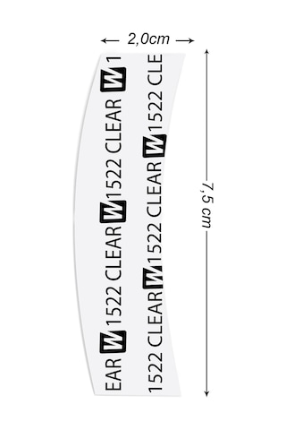 Walker Tape 1522 Clear Protez Saç Bandı 36 Adet C (2CM x 7.5 CM)