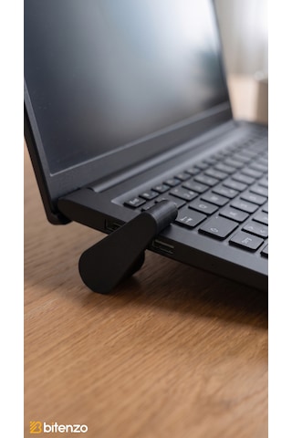 Minimalist Yuvarlak Tasarım Mini Laptop Standı - 2'li Set Taşınabilir Ergonomik Yükseltici - Siyah