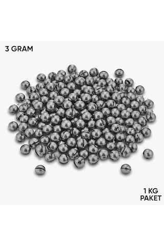 Kıstırma Yarma Kurşun - Kesikli Olta Kurşunu - 3 Gram 1 Kg