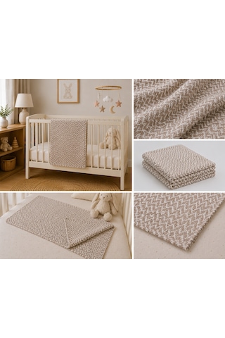 Daily Pamuk Polyester 80x150 Cm Bebek Çocuk Pikesi