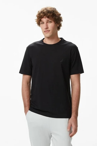 Nautica Erkek Siyah Regular Fit T-shirt-14590