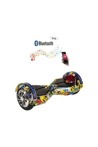 Citymate Smart Balance Elektrikli Kaykay Hoverboard 8.5 İnch Akıllı Denge Ledli Bluetooth Hoparlörlü D01