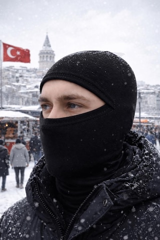 Single Sword Army Termal Balaklava Kar Maskesi Unisex 0//siyah Çok Renkli