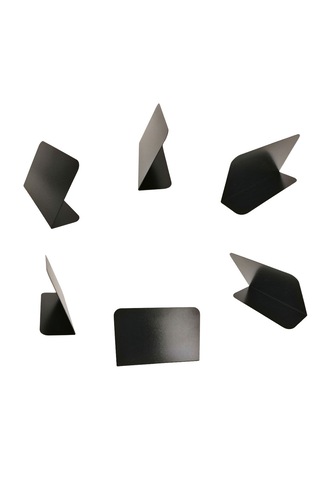 10 Ad Silinebilir Karatahta Siyah Etiket Standlı Ayaklı Dekoratif