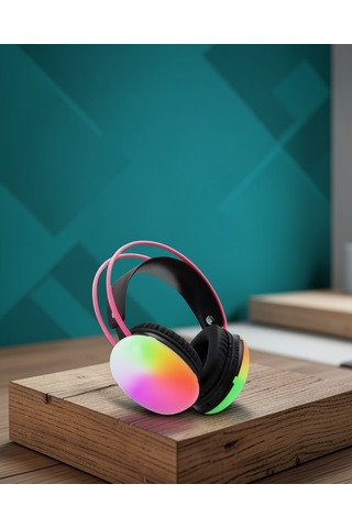 Rgb Işıklı Bluetooth Kulaklık Type-c Şarjlı Xuczpg580kulaklıkkkkkkk-4